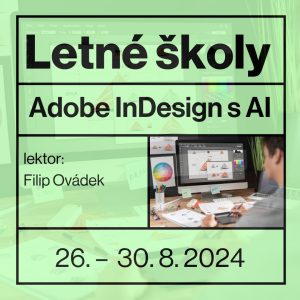 Grafika v InDesign s využitím umelej inteligencie (AI) – OBSADENÉ